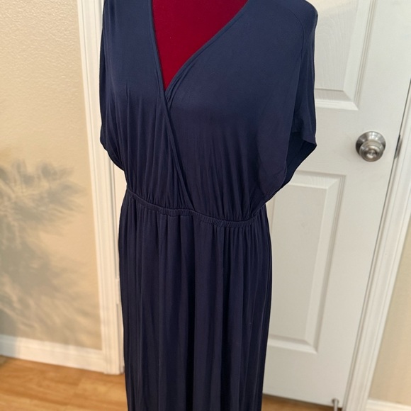 Amazon Essentials Deep Blue Maxi Dress, 1X - Picture 3 of 16